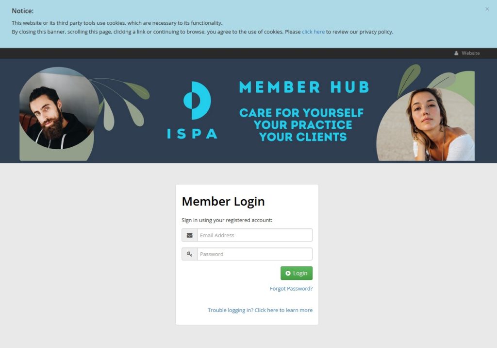 Member Hub ISPA Psychotherapy